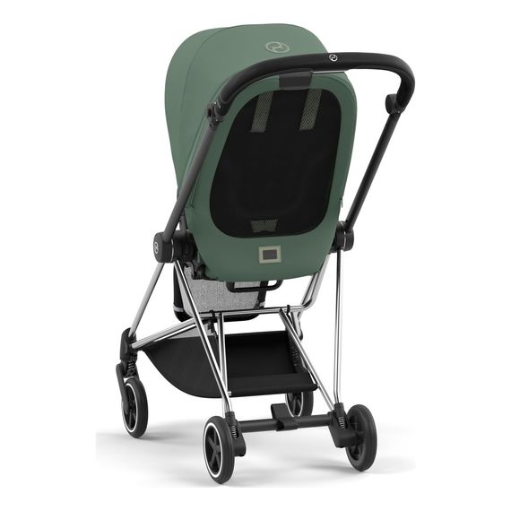 Cybex Mios 3.0 sportovní kočárek, Rodzaj wózka: spacerowy, Kolekcja: Comfort, Kolor materiału: Leaf Green, Kolor ramy: Chrome Black, 7 zdjęcie