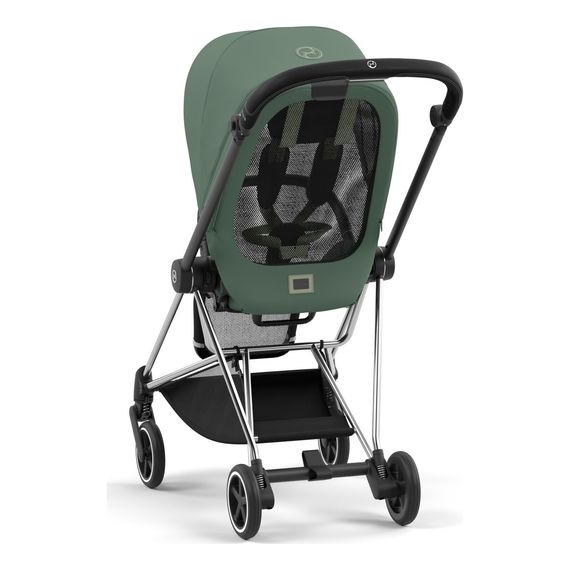 Cybex Mios 3.0 sportovní kočárek, Rodzaj wózka: spacerowy, Kolekcja: Comfort, Kolor materiału: Leaf Green, Kolor ramy: Chrome Black, 8 zdjęcie