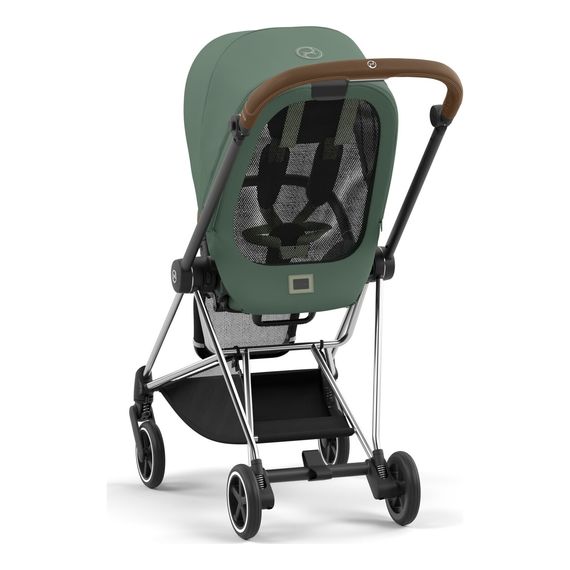 Cybex Mios 3.0 - Compact Premium Pushchair (Birth - 22 kg), Rodzaj: spacerowy, Kolekcja: Comfort, Kolor: Leaf Green, Kolor ramy: Chrome Brown, image , 6 image