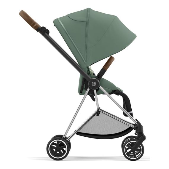 Cybex Mios 3.0 - Compact Premium Pushchair (Birth - 22 kg), Rodzaj: spacerowy, Kolekcja: Comfort, Kolor: Leaf Green, Kolor ramy: Chrome Brown, image , 7 image