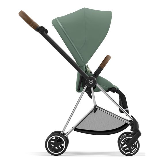 Cybex Mios 3.0 - Compact Premium Pushchair (Birth - 22 kg), Rodzaj: spacerowy, Kolekcja: Comfort, Kolor: Leaf Green, Kolor ramy: Chrome Brown, image , 10 image