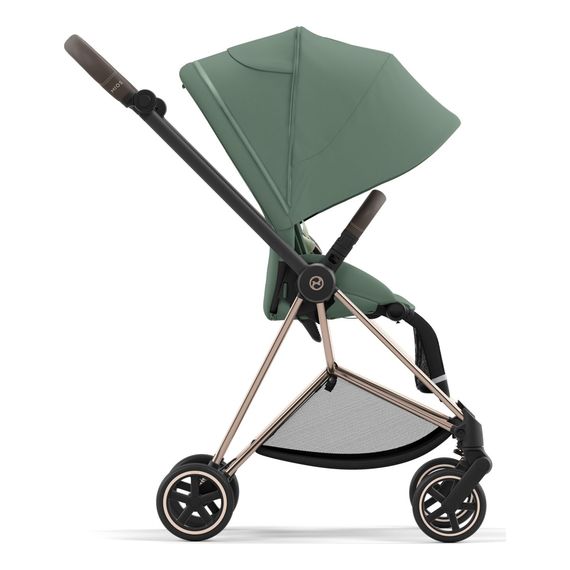 Cybex Mios 3.0 - Compact Premium Pushchair (Birth - 22 kg), Rodzaj: spacerowy, Kolekcja: Comfort, Kolor: Leaf Green, Kolor ramy: Rosegold, image , 10 image