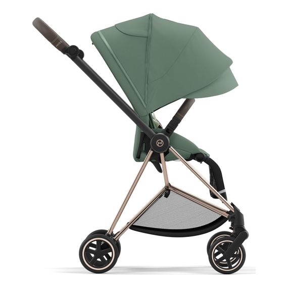 Cybex Mios 3.0 - Compact Premium Pushchair (Birth - 22 kg), Rodzaj: spacerowy, Kolekcja: Comfort, Kolor: Leaf Green, Kolor ramy: Rosegold, image , 11 image