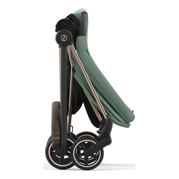 Cybex Mios 3.0 - Compact Premium Pushchair (Birth - 22 kg), Rodzaj: spacerowy, Kolekcja: Comfort, Kolor: Leaf Green, Kolor ramy: Rosegold, image , 12 image