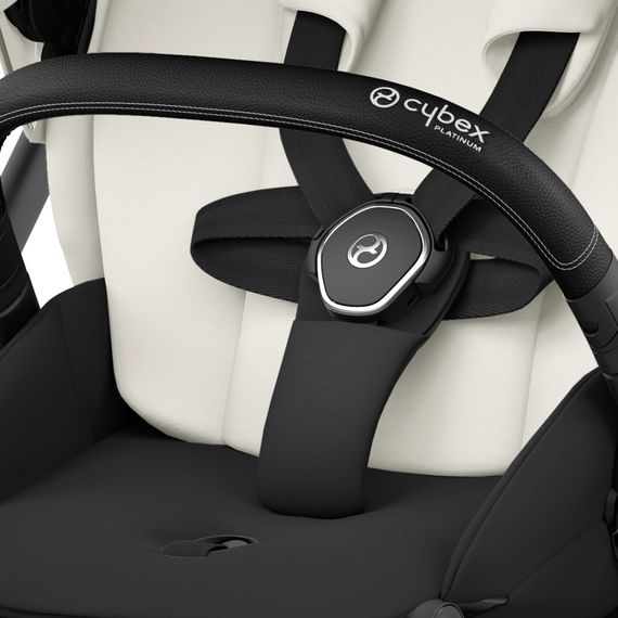 Cybex Mios 3.0 sportovní kočárek, Rodzaj wózka: spacerowy, Kolekcja: Comfort, Kolor materiału: Off white, Kolor ramy: Chrome Black, 4 zdjęcie