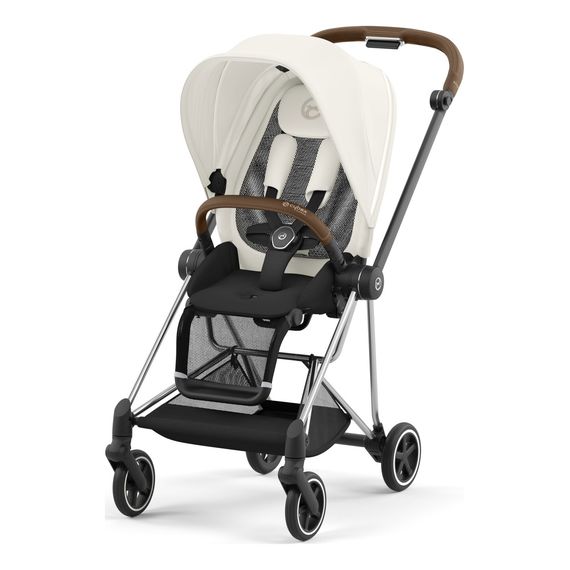 Cybex Mios 3.0 - Compact Premium Pushchair (Birth - 22 kg), Rodzaj: spacerowy, Kolekcja: Comfort, Kolor: Off white, Kolor ramy: Chrome Brown, image , 5 image