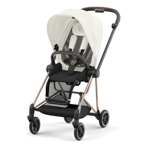 Cybex Mios 3.0 - Compact Premium Pushchair (Birth - 22 kg), Rodzaj: spacerowy, Kolekcja: Comfort, Kolor: Off white, Kolor ramy: Rosegold, image , 6 image