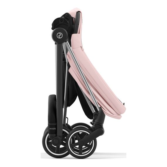 Cybex Mios 3.0 - Compact Premium Pushchair (Birth - 22 kg), Rodzaj: spacerowy, Kolekcja: Comfort, Kolor: Peach Pink, Kolor ramy: Chrome Black, image , 10 image