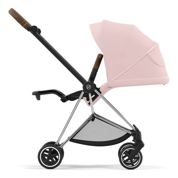 Cybex Mios 3.0 - Compact Premium Pushchair (Birth - 22 kg), Rodzaj: spacerowy, Kolekcja: Comfort, Kolor: Peach Pink, Kolor ramy: Chrome Brown, image , 4 image