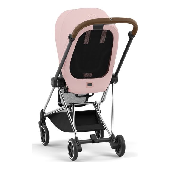 Cybex Mios 3.0 - Compact Premium Pushchair (Birth - 22 kg), Rodzaj: spacerowy, Kolekcja: Comfort, Kolor: Peach Pink, Kolor ramy: Chrome Brown, image , 7 image