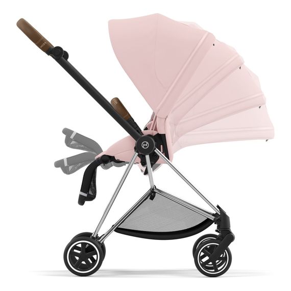 Cybex Mios 3.0 - Compact Premium Pushchair (Birth - 22 kg), Rodzaj: spacerowy, Kolekcja: Comfort, Kolor: Peach Pink, Kolor ramy: Chrome Brown, image , 13 image