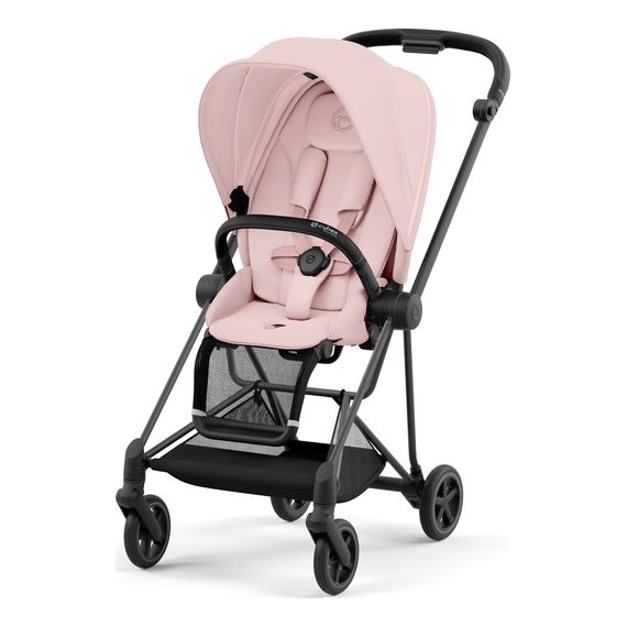 Cybex Mios 3.0 - Compact Premium Pushchair (Birth - 22 kg), Rodzaj: spacerowy, Kolekcja: Comfort, Kolor: Peach Pink, Kolor ramy: Matt Black, image 