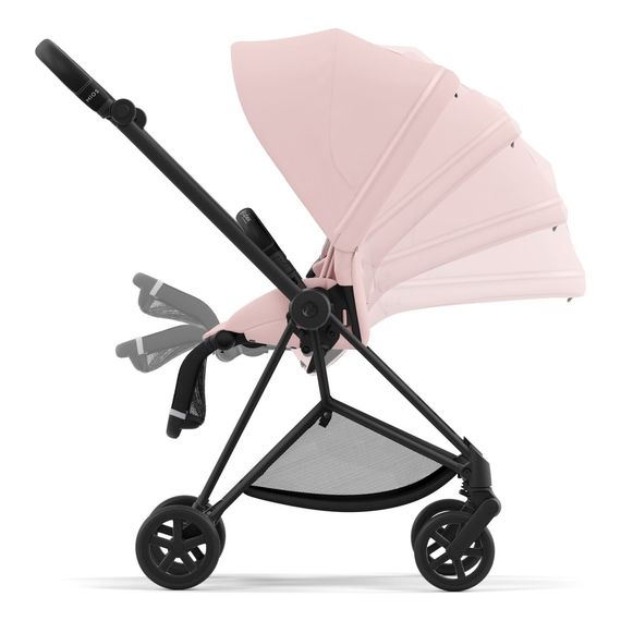Cybex Mios 3.0 - Compact Premium Pushchair (Birth - 22 kg), Rodzaj: spacerowy, Kolekcja: Comfort, Kolor: Peach Pink, Kolor ramy: Matt Black, image , 4 image