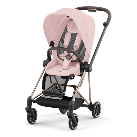Cybex Mios 3.0 - Compact Premium Pushchair (Birth - 22 kg), Rodzaj: spacerowy, Kolekcja: Comfort, Kolor: Peach Pink, Kolor ramy: Rosegold, image , 7 image