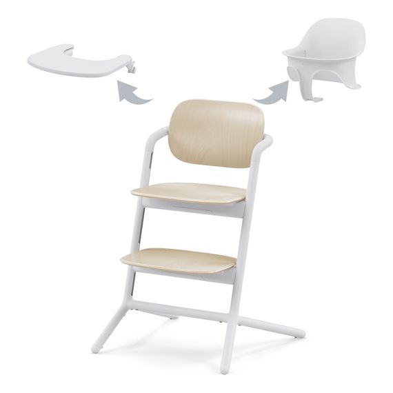 Cybex Lemo sada 3v1 Sand White, Rodzaj: zestaw 3w1, Kolor: Sand White