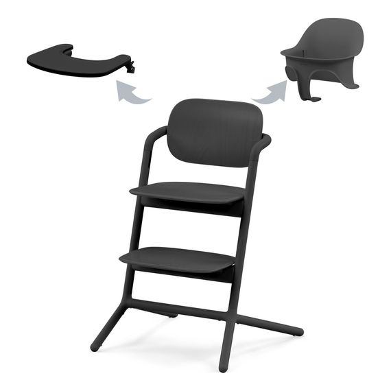 Cybex Lemo sada 3v1 Stunning Black, Rodzaj: zestaw 3w1, Kolor: Stunning Black