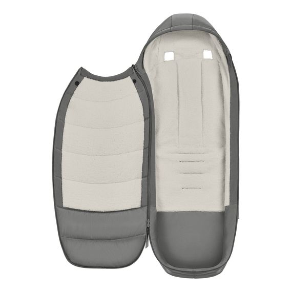 Cybex Platinum fusak do kočárku, Kolor materiału: Mirage Grey, 8 zdjęcie