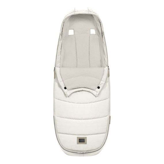 Cybex Platinum Footmuff Sepia Black, Kolor: Off white, image , 6 image