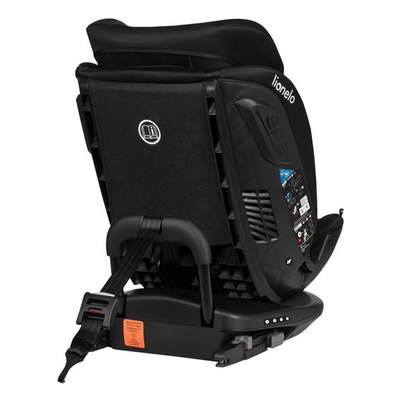 Lionelo Bastiaan RWF i-Size – autosedačka pro batolata (40–150 cm | 0–36 kg | 0–12 let), Kolor: Black Carbon, 11 zdjęcie