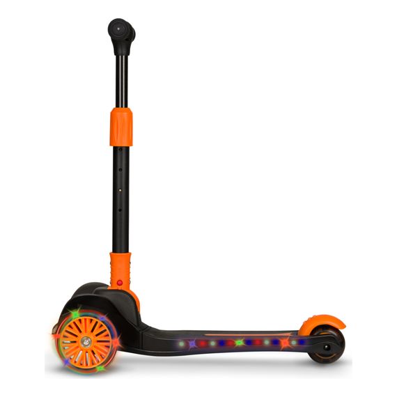 Lionelo Timmy – koloběžka Orange Black, Kolor: Orange Black, 4 zdjęcie