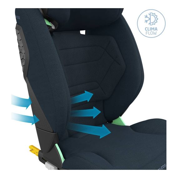 Maxi-Cosi RodiFix Pro2 i-Size autosedačka pro starší děti (100 - 150 cm | 15 - 36 kg | 3,5 - 12 let), Kolor: Authentic Blue, 21 zdjęcie