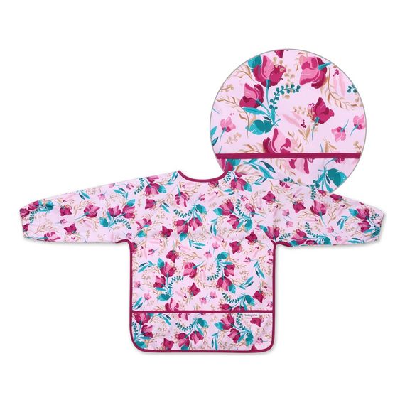 BabyOno śliniak z długim rękawem Floral, 2 zdjęcie