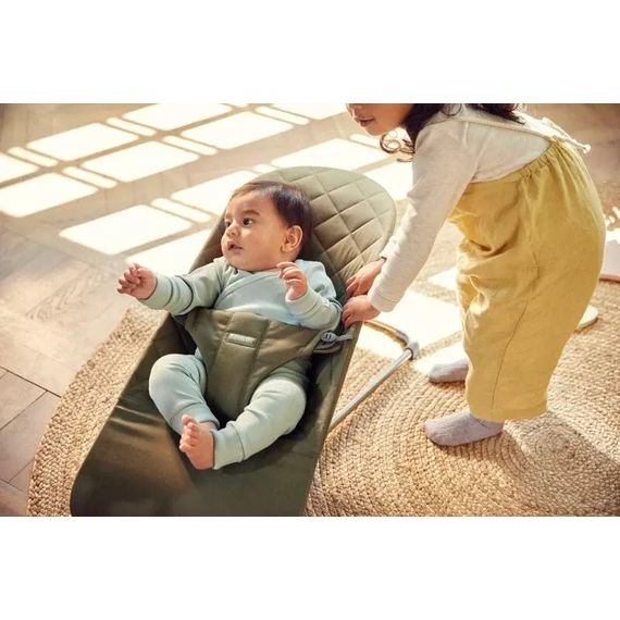 BabyBjorn Bliss lehátko Woven Dark Green, Rodzaj: Woven, Kolor: Dark green, 15 zdjęcie