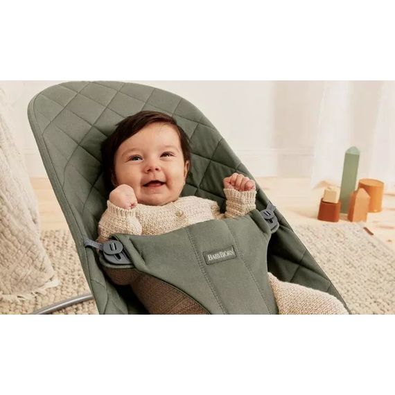 BabyBjorn Bliss lehátko Woven Dark Green, Rodzaj: Woven, Kolor: Dark green, 17 zdjęcie