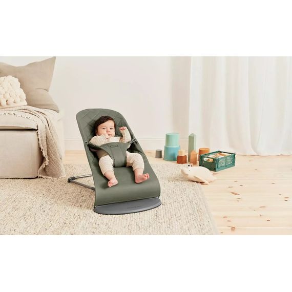 BabyBjorn Bliss lehátko Woven Dark Green, Rodzaj: Woven, Kolor: Dark green, 18 zdjęcie