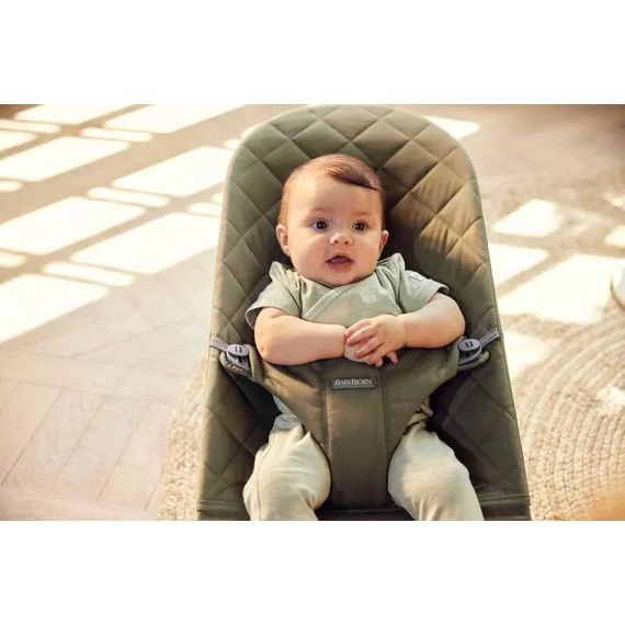 BabyBjorn Bliss lehátko Woven Dark Green, Rodzaj: Woven, Kolor: Dark green, 19 zdjęcie