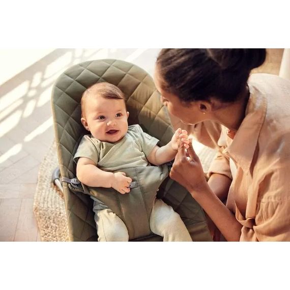 BabyBjorn Bliss lehátko Woven Dark Green, Rodzaj: Woven, Kolor: Dark green, 20 zdjęcie