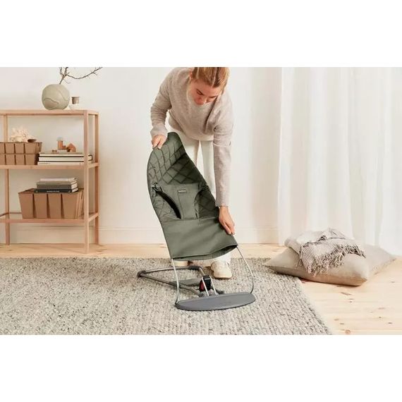 BabyBjorn Bliss lehátko Woven Dark Green, Rodzaj: Woven, Kolor: Dark green, 23 zdjęcie