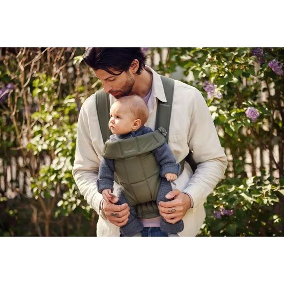 BabyBjorn Mini nosítko Woven Dark Green, Rodzaj: Woven, Kolor: Dark green, 22 zdjęcie