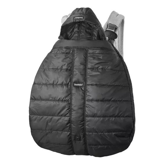 BabyBjorn zimní potah na nosítko Black, 6 zdjęcie