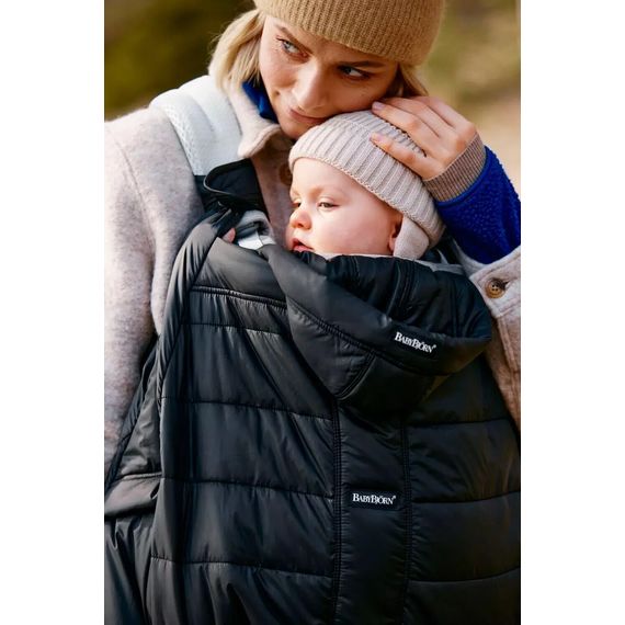 BabyBjorn zimní potah na nosítko Black, 11 zdjęcie