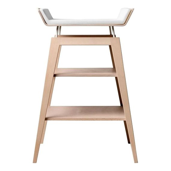 Leander Linea Changing Table with Foam Cushion (Beech), Kolor: Buk, image , 2 image