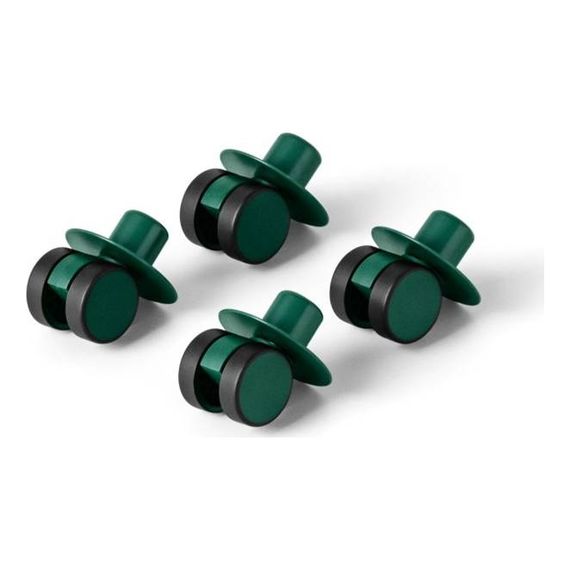 MODU 4x Swirly Wheels Forest Green, image 