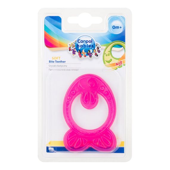 Canpol Babies lehké elastické kousátko Animals 0m+, 44 zdjęcie