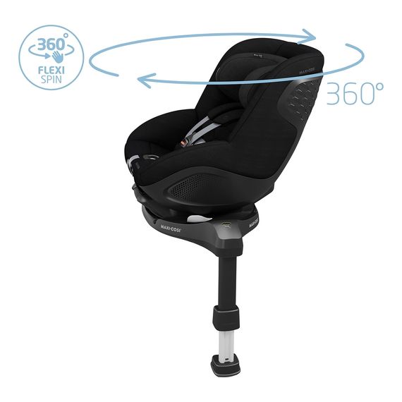 Maxi-Cosi Mica 360 Pro – otočná autosedačka pro batolata (40–105 cm | 0–18 kg | 0–4 roky), Kolor: Authentic Black, 23 zdjęcie
