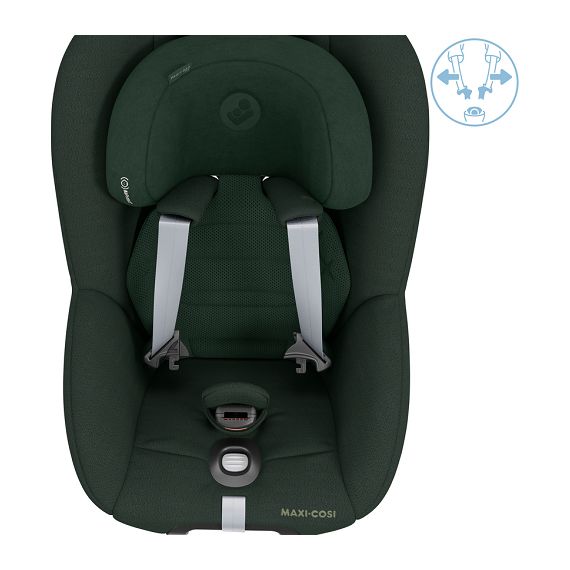 Maxi-Cosi Pearl 360° Pro - Rotating Car Seat (61-105 cm | 0-17 kg | 3 Months to 4 Years), Baza: bez bazy, Kolor: Authentic Green, image , 10 image