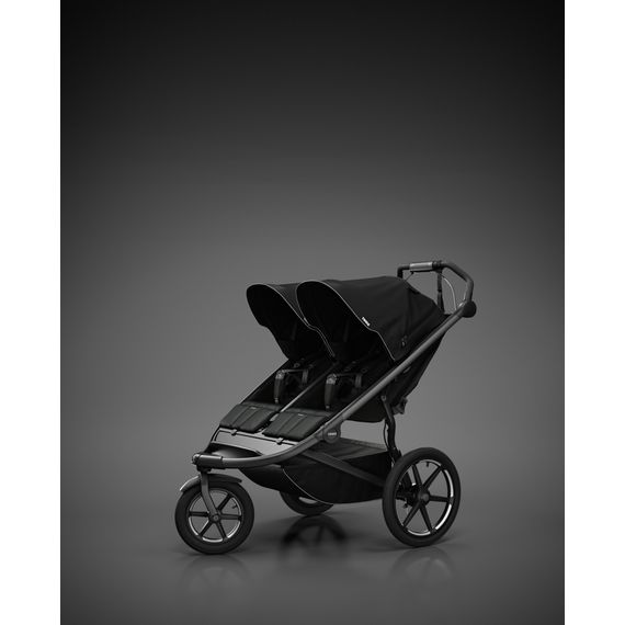 Thule Urban Glide 3 Double bliźniaczy wózek spacerowy, Rodzaj wózka: spacerowy, Kolor materiału: Black, 9 zdjęcie
