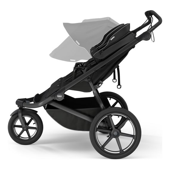 Thule Urban Glide 3 Double bliźniaczy wózek spacerowy, Rodzaj wózka: spacerowy, Kolor materiału: Black, 13 zdjęcie