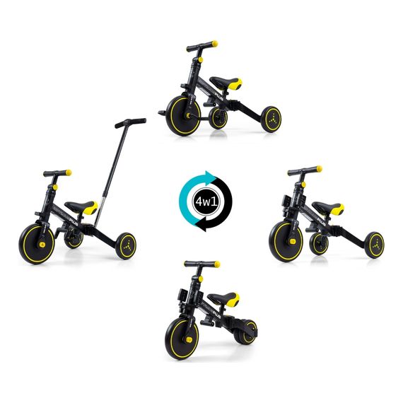 Milly Mally kolo 4v1 Optimus Plus Black, Kolor: Black, 14 zdjęcie