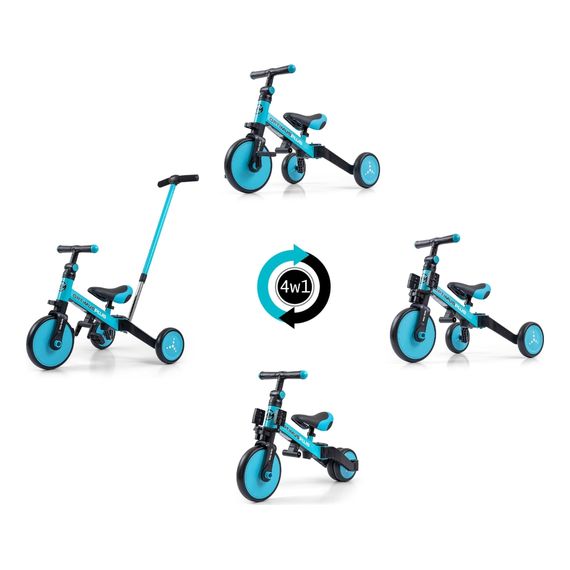 Milly Mally kolo 4v1 Optimus Plus Blue, Kolor: Blue, 14 zdjęcie