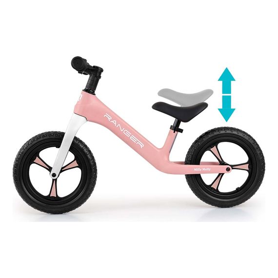 Milly Mally odrážedlo Ranger Pink, Kolor: Pink, 4 zdjęcie