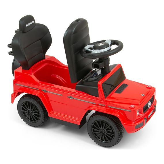 Milly Mally Mercedes G350d Red Ride-On with Push Handle, Kolor: Red, image , 7 image