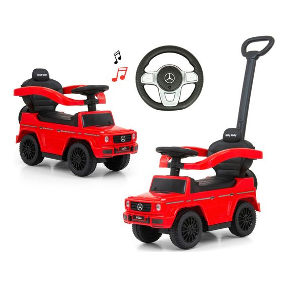 Milly Mally Mercedes G350d Red Ride-On with Push Handle, Kolor: Red, image 