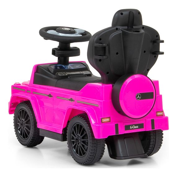 Milly Mally odrážedlo s vodící tyčí Mercedes G350d Pink, Kolor: Pink, 8 zdjęcie