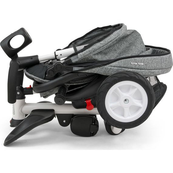 Milly Mally tříkolka Stanley Rubber Grey, Kolor: Grey, 7 zdjęcie