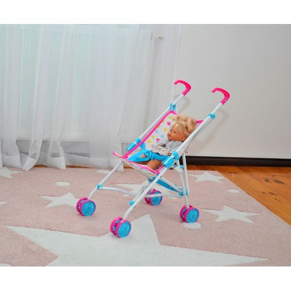 Milly Mally kočárek pro panenky Julia Candy, Kolor: Candy, 6 zdjęcie